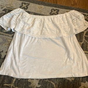 Off the shoulder shirt